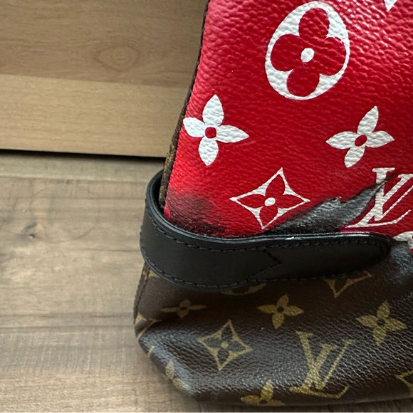 Rare Louis Vuitton Macassar backpack custom design 17.1 in x 17.1 in x 3.1 in - Picture 5 of 11